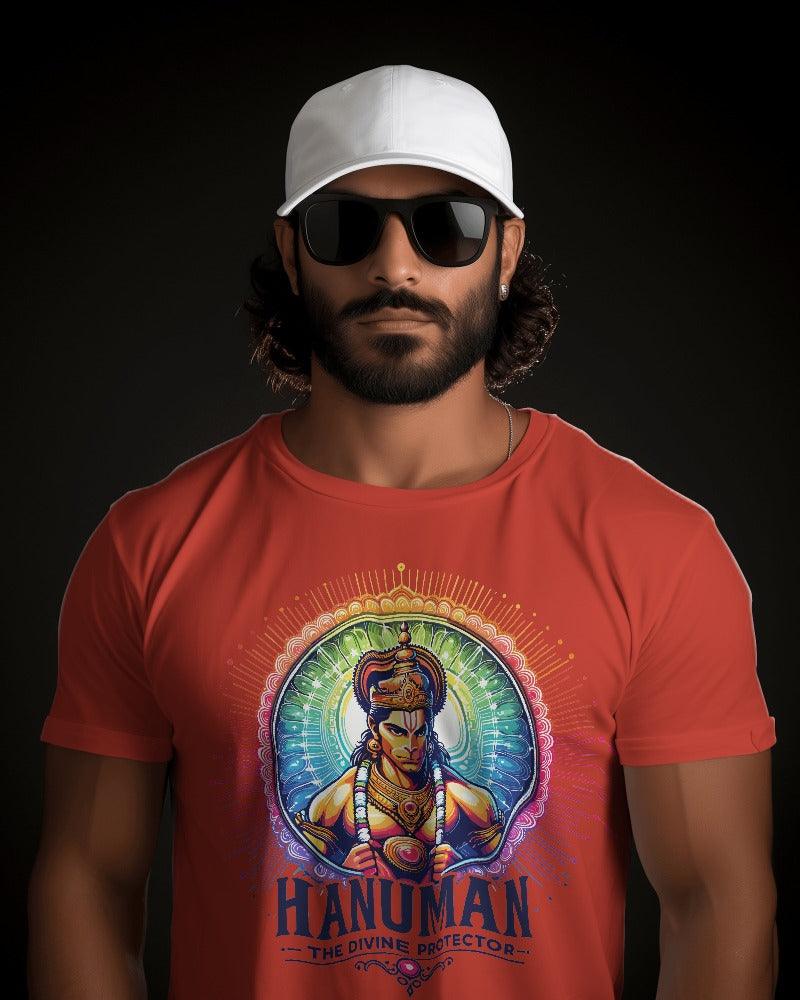 Lord Hanuman Protector - Men's Classic T Shirt - Bindaas Store