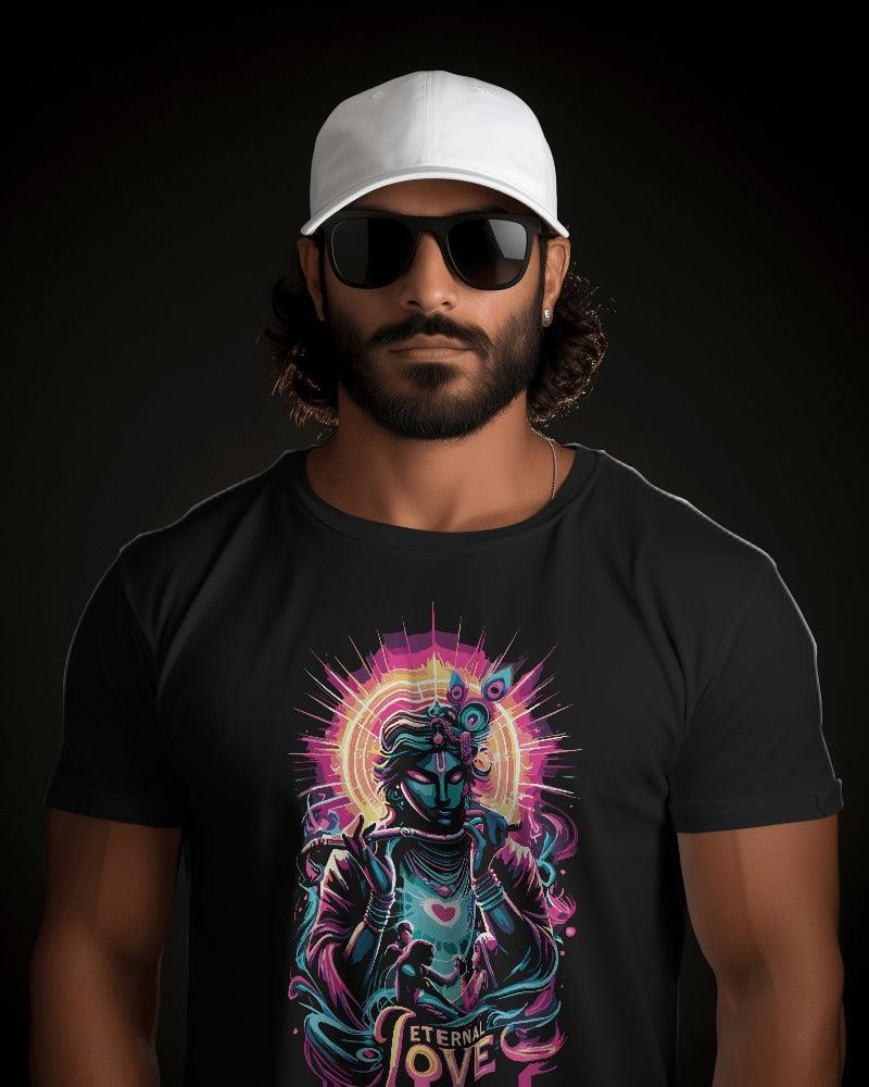 Lord Krishna Eternal Love - Men's Classic T Shirt - Bindaas Store