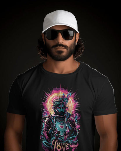 Lord Krishna Eternal Love - Men's Classic T Shirt - Bindaas Store