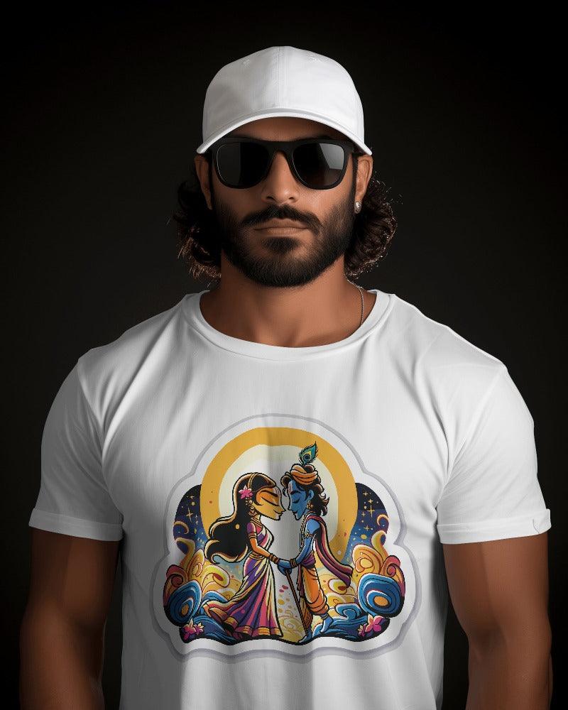 Radha Krishna - Men's Classic T Shirt - Bindaas Store