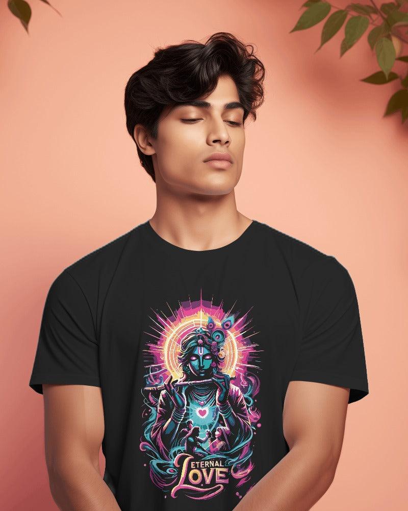 Lord Krishna Eternal Love - Men's Classic T Shirt - Bindaas Store