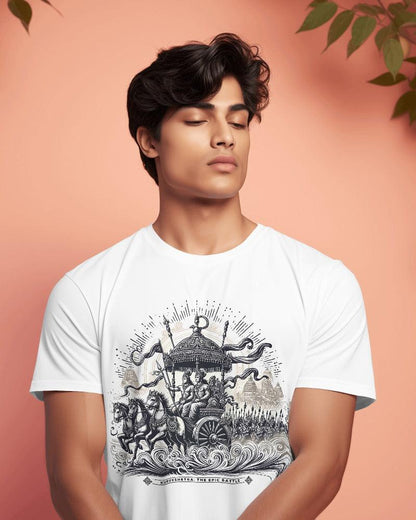 Kurukshetra - Men's Classic T Shirt - Bindaas Store