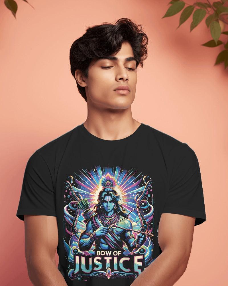 Lord Ram - Bow of Justice - Men's Classic T Shirt - Bindaas Store