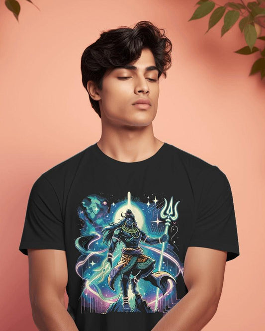 Cosmic Shiva - Men's Classic T Shirt - Bindaas Store