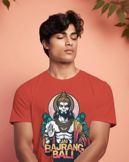 Jai Bajrang Bali - Men's Classic T Shirt - Bindaas Store