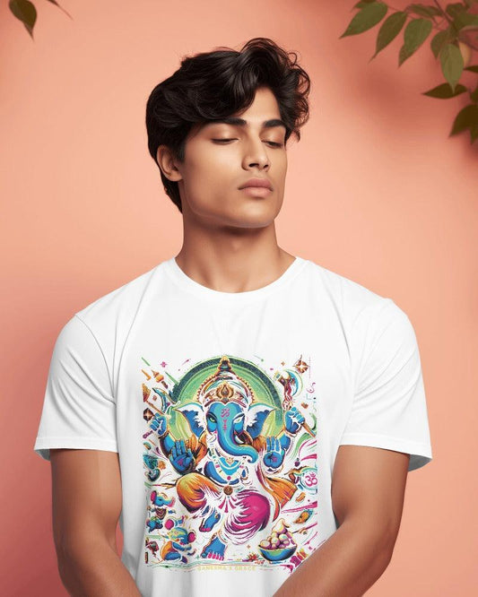 Lord Ganesha - Men's Classic T Shirt - Bindaas Store