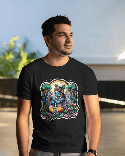 Krishna - Men's Classic T Shirt - Bindaas Store