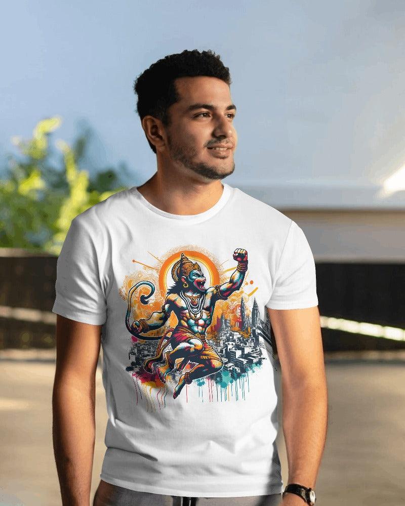 Lord Hanuman - Men's Classic T Shirt - Bindaas Store