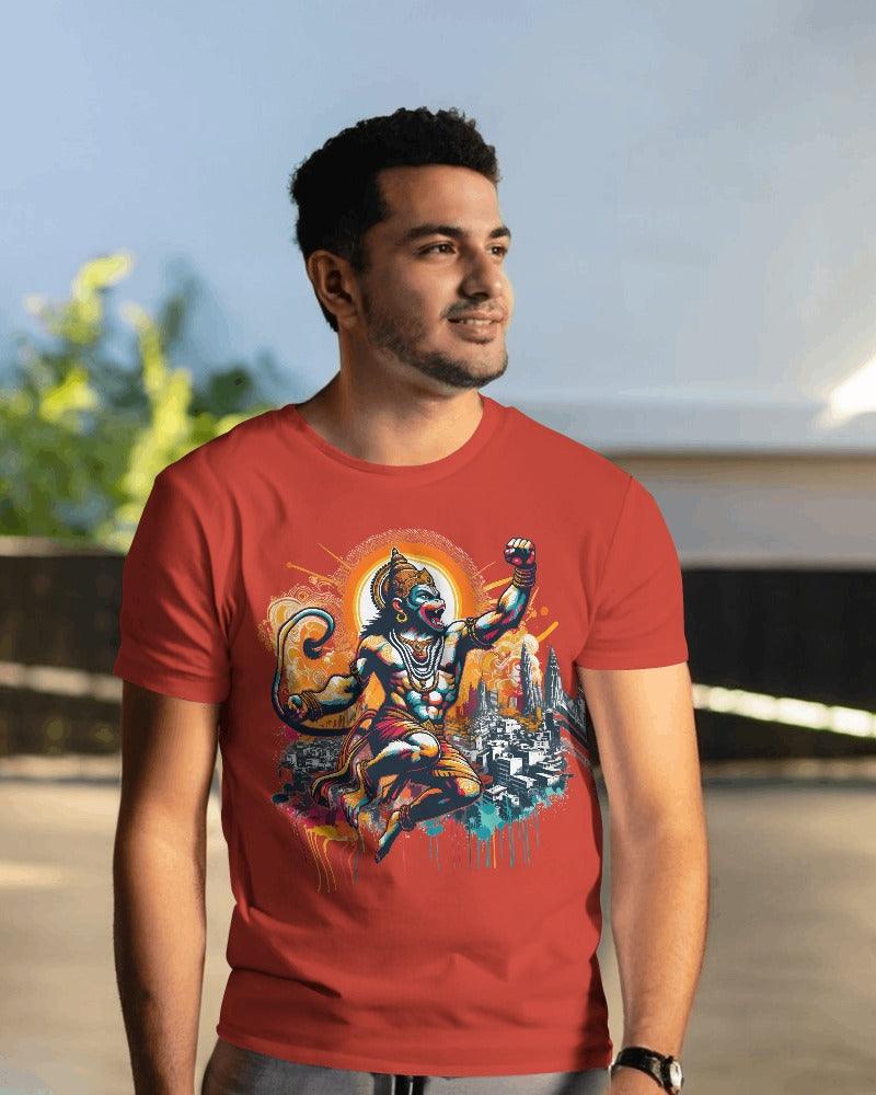 Lord Hanuman - Men's Classic T Shirt - Bindaas Store