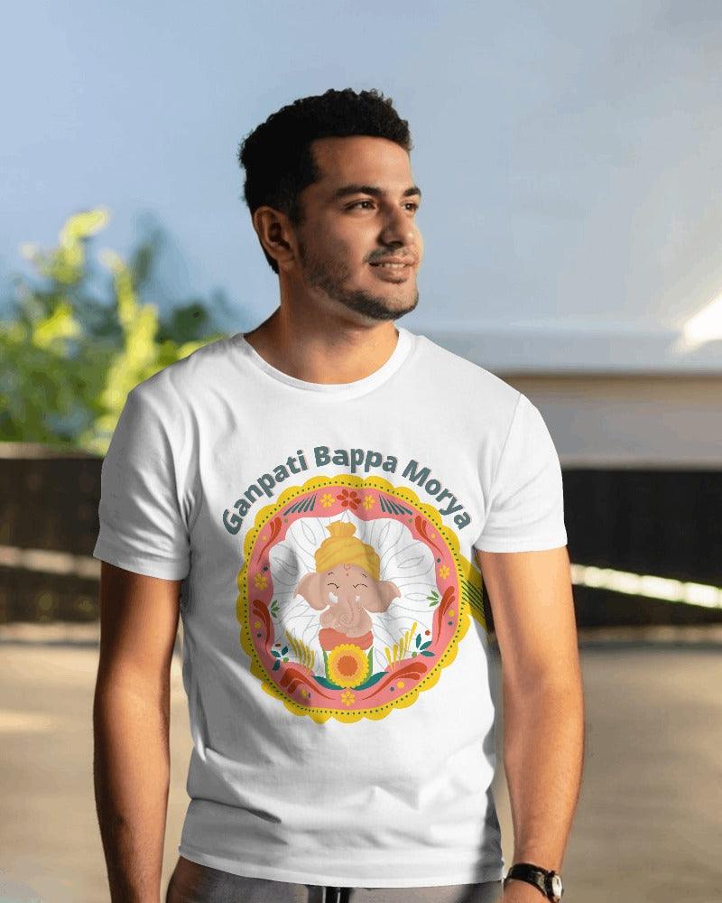 Ganpati Bappa Morya - Men's Classic T Shirt - Bindaas Store