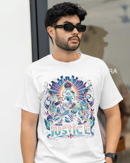 Lord Ram - Bow of Justice - Men's Classic T Shirt - Bindaas Store