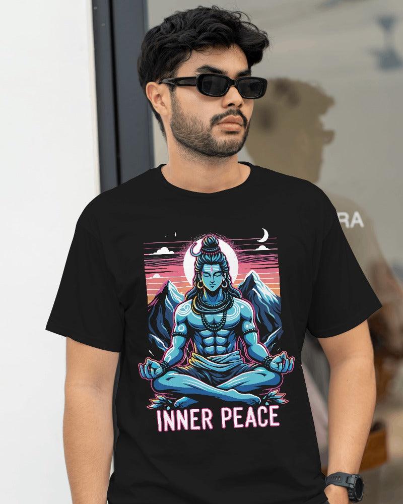 Shiva - Inner Peace - Men's Classic T Shirt - Bindaas Store