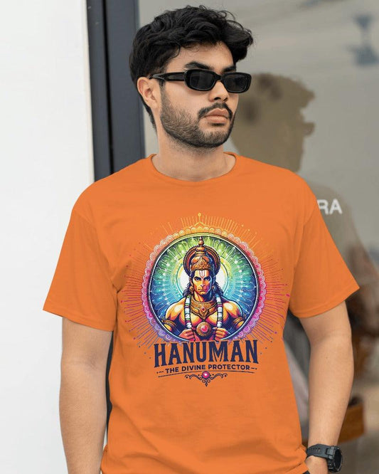 Lord Hanuman Protector - Men's Classic T Shirt - Bindaas Store