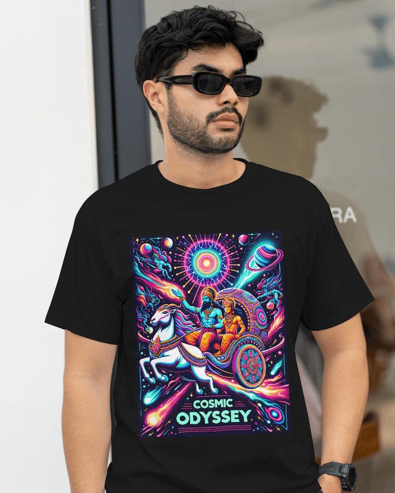 Cosmic Odyssey - Men's Classic T Shirt - Bindaas Store