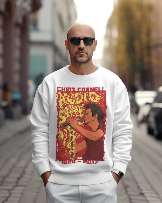 Chris Cornell Sweatshirt - Premium Fabric & Regular Fit