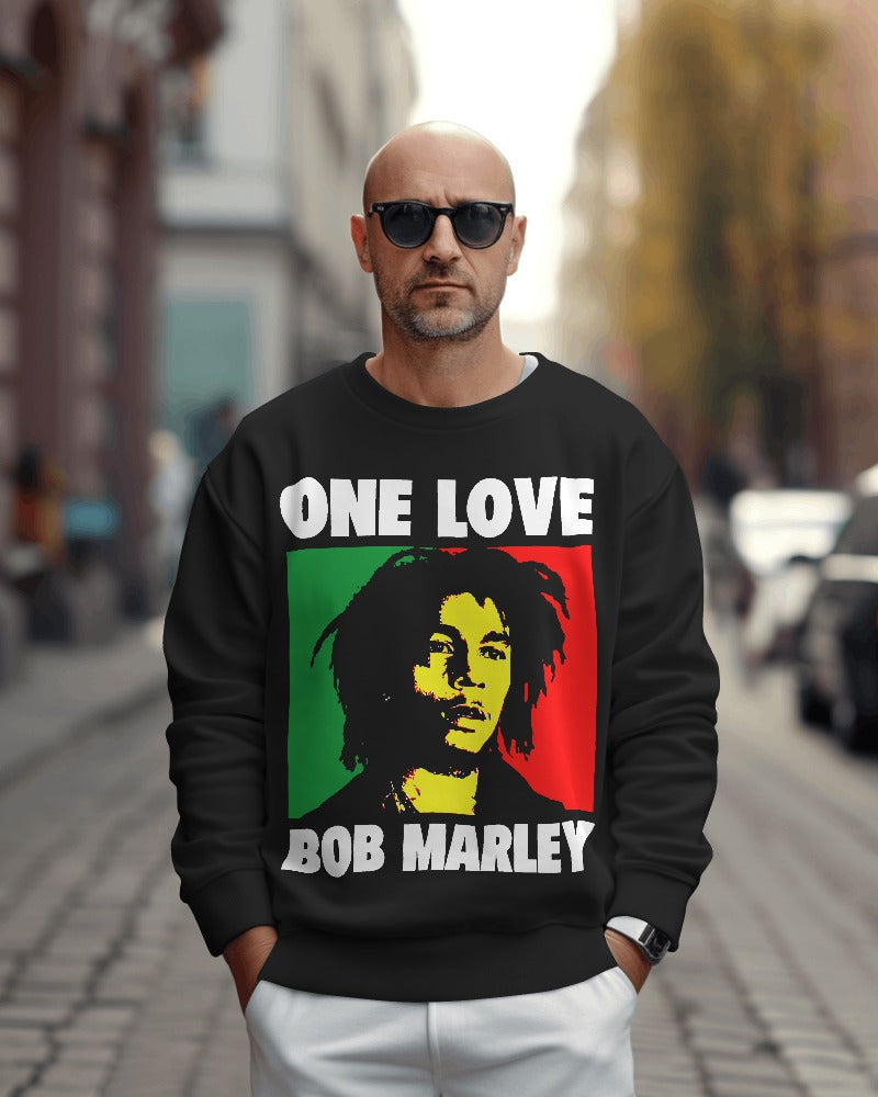 Bob Marley Sweatshirt - Premium Fabric & Regular Fit