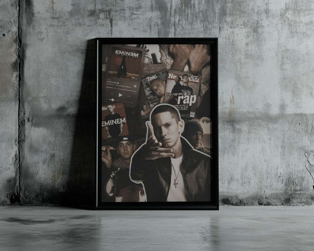 Eminem Poster - Framed/ Unframed