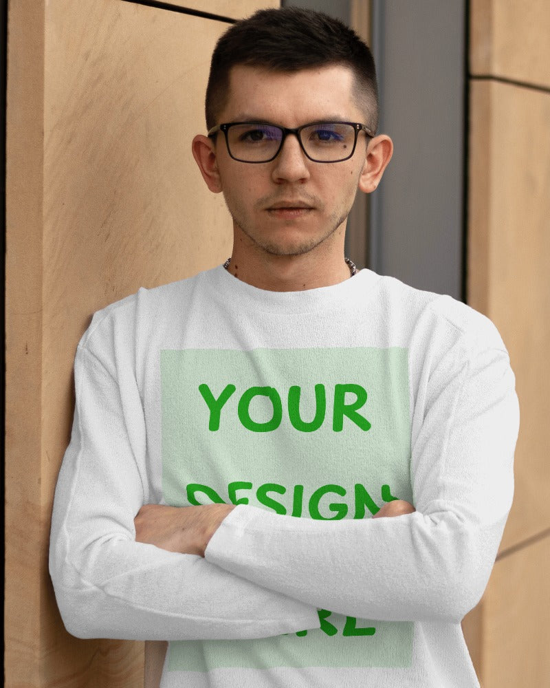 Customizable Men's Long-Sleeve T Shirt