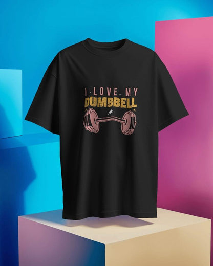 Dumbbell - Unisex Oversized T Shirt - Bindaas Store