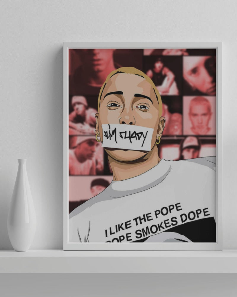 Eminem Slim Shady Poster - Framed/ Unframed