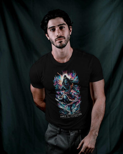 Lord Shiva - Dance of Destruction - Men's Classic T Shirt - Bindaas Store