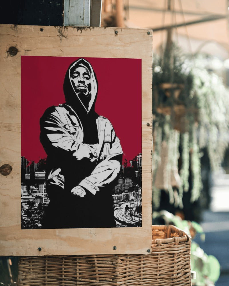 Tupac Poster - Framed/ Unframed