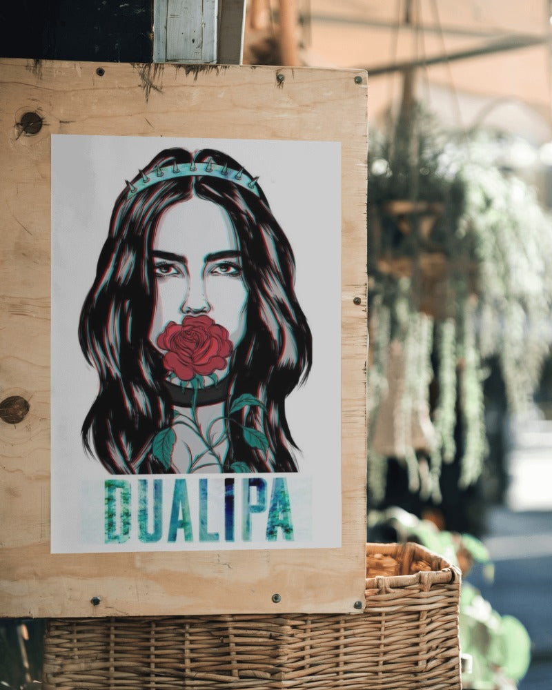 Dua Lipa Poster - Framed/ Unframed