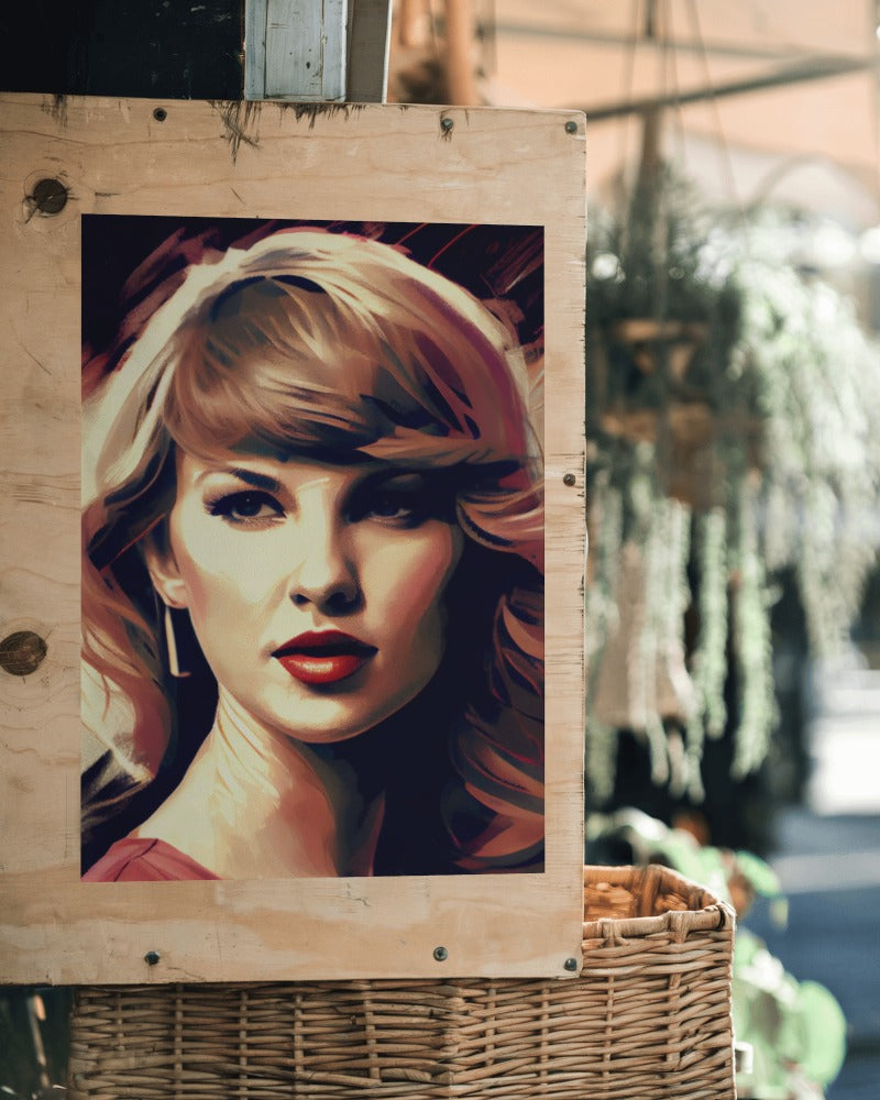 Taylor Swift Art Poster - Framed/ Unframed