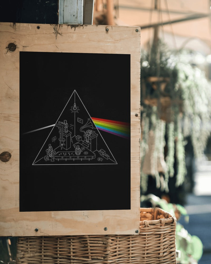 Pink Floyd Dark Side of the Moon Poster - Framed/ Unframed