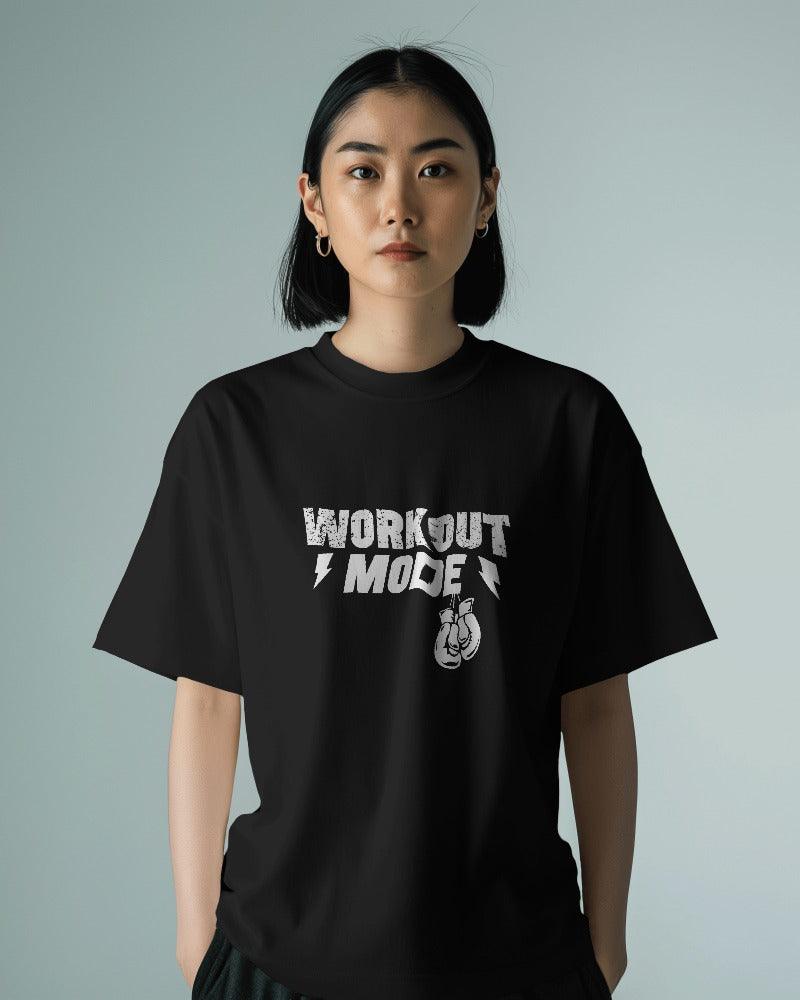 Workout Mode - Unisex Oversized T Shirt - Bindaas Store