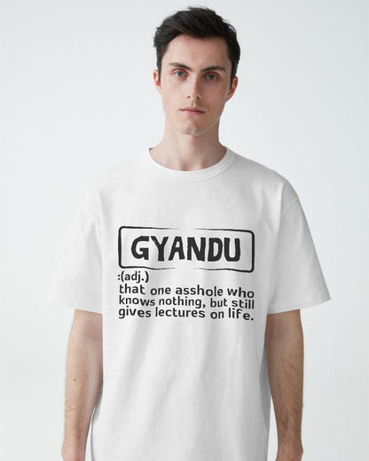 Gyandu - Unisex Oversized T Shirt - Bindaas Store