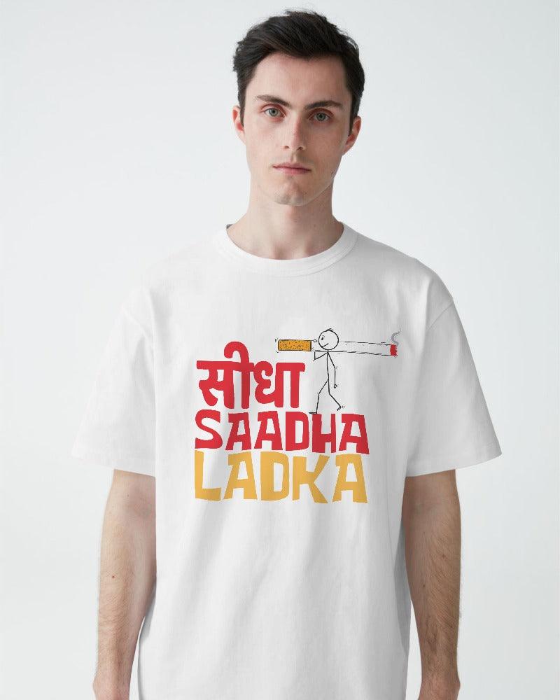 Seedha Ladka - Unisex Oversized T Shirt - Bindaas Store