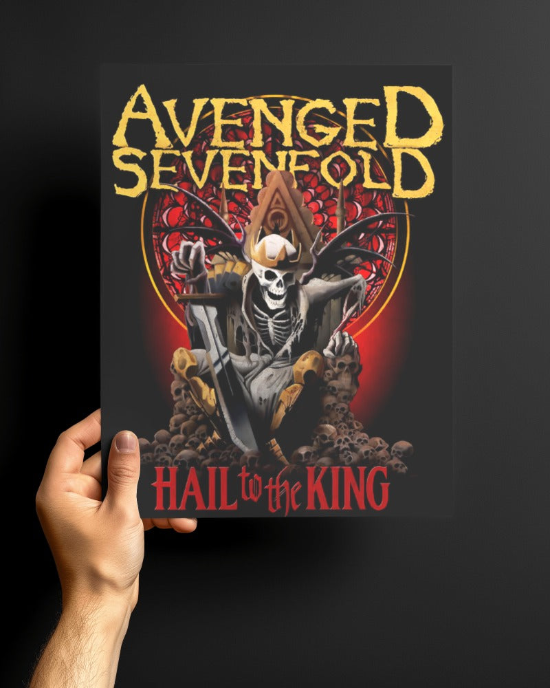 A7x Hail to the King Poster with Frame option