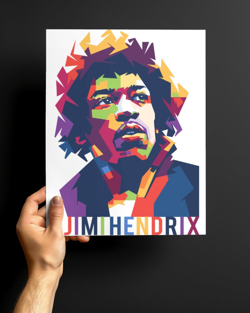 Jimi Hendrix Poster - Framed/ Unframed