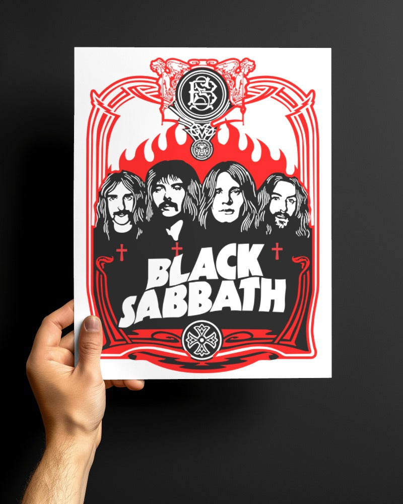 Black Sabbath Poster - Framed/ Unframed