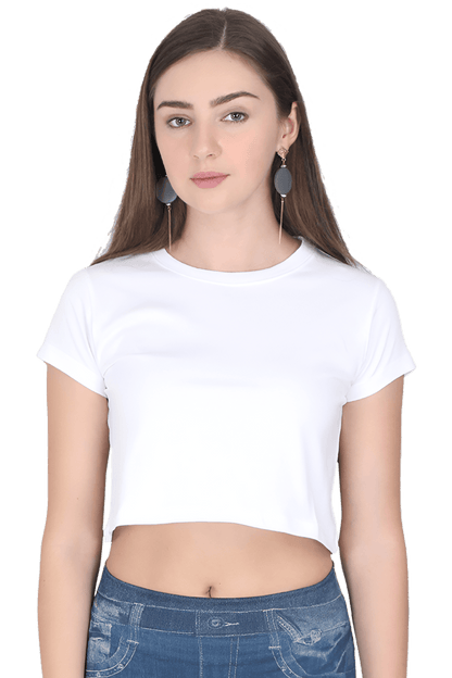 Solid - Premium Women's Crop Top - Bindaas Store