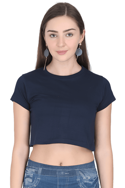 Solid - Premium Women's Crop Top - Bindaas Store