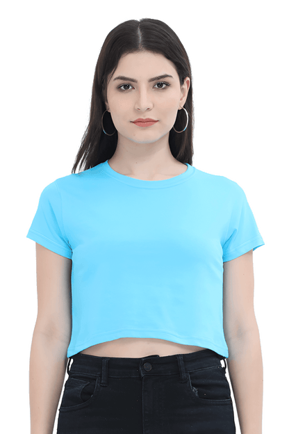 Solid - Premium Women's Crop Top - Bindaas Store