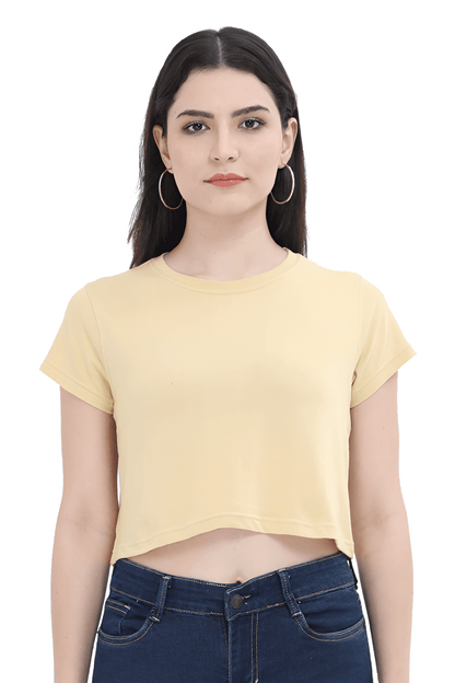 Solid - Premium Women's Crop Top - Bindaas Store