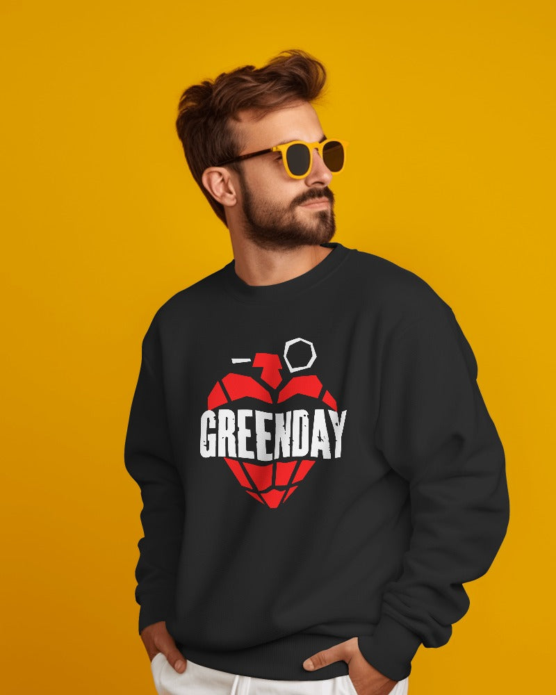 Green Day Sweatshirt - Regular Fit