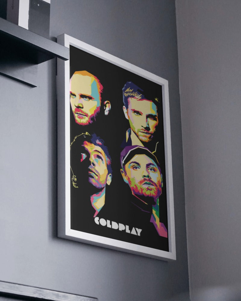 Coldplay Band Poster - Framed/ Unframed