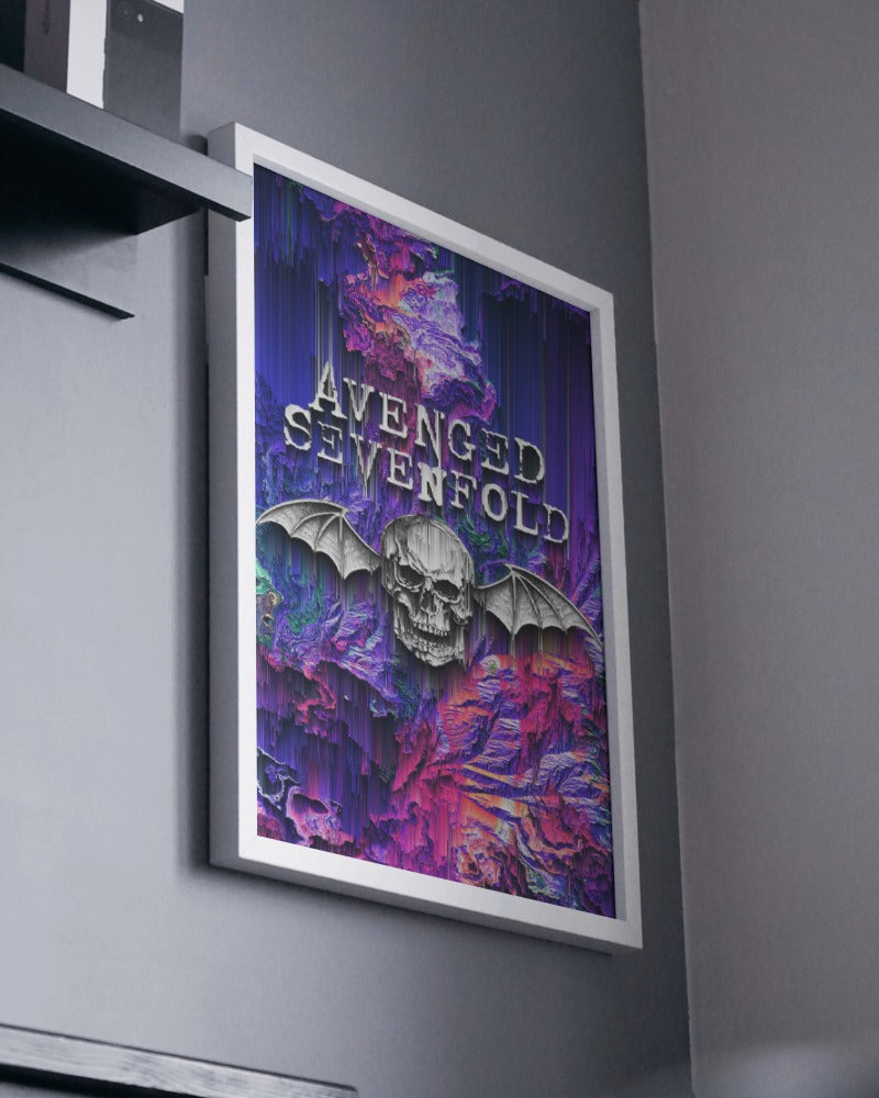 Avenged Sevenfold Poster with Frame option