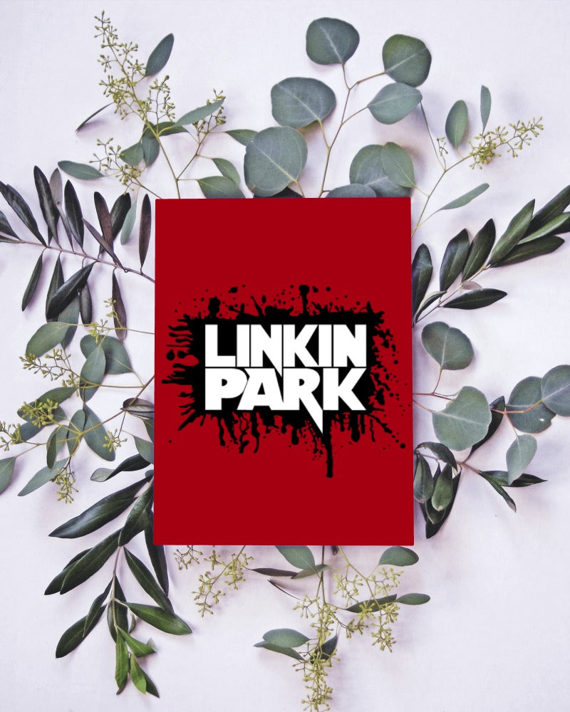 Linkin Park Red Theme Poster with Frame option