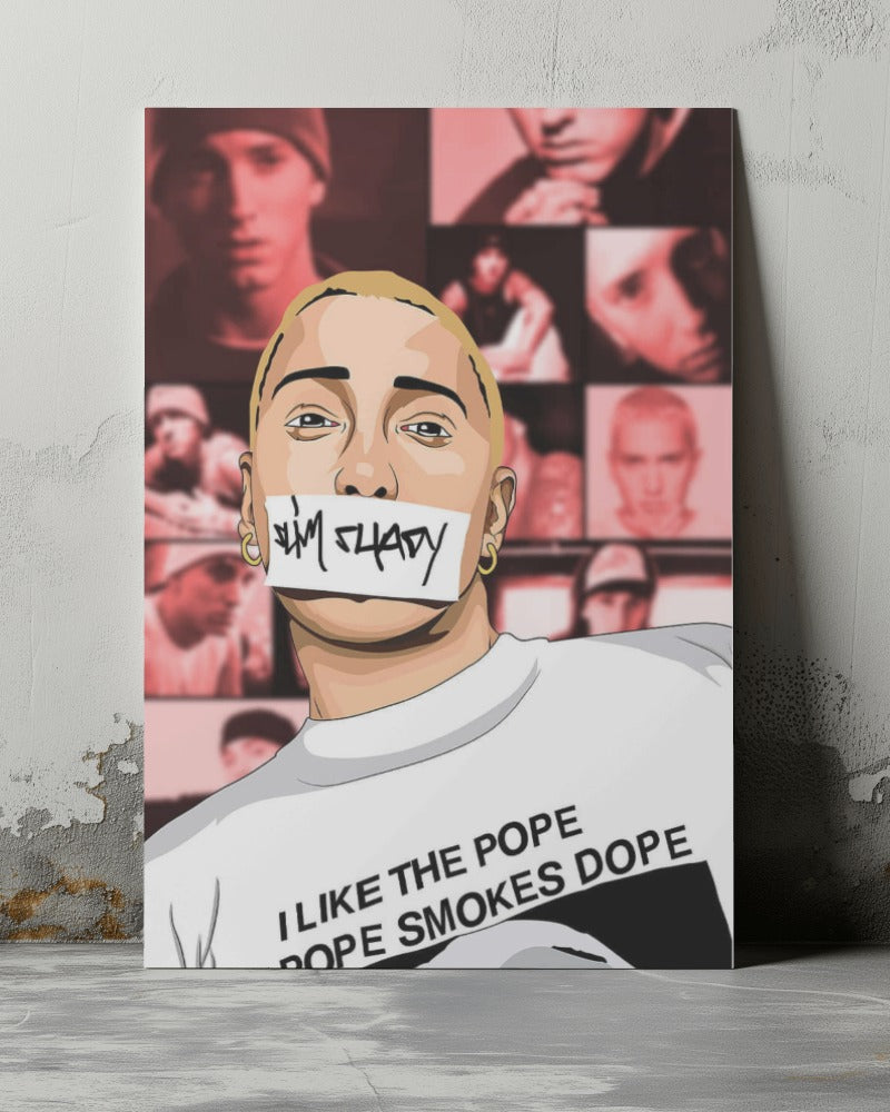 Eminem Slim Shady Poster - Framed/ Unframed