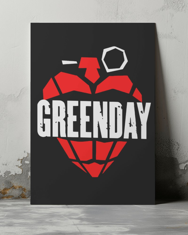 Green Day Poster - Framed/ Unframed