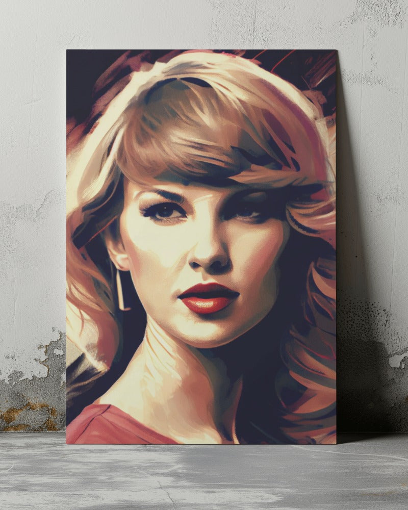 Taylor Swift Art Poster - Framed/ Unframed