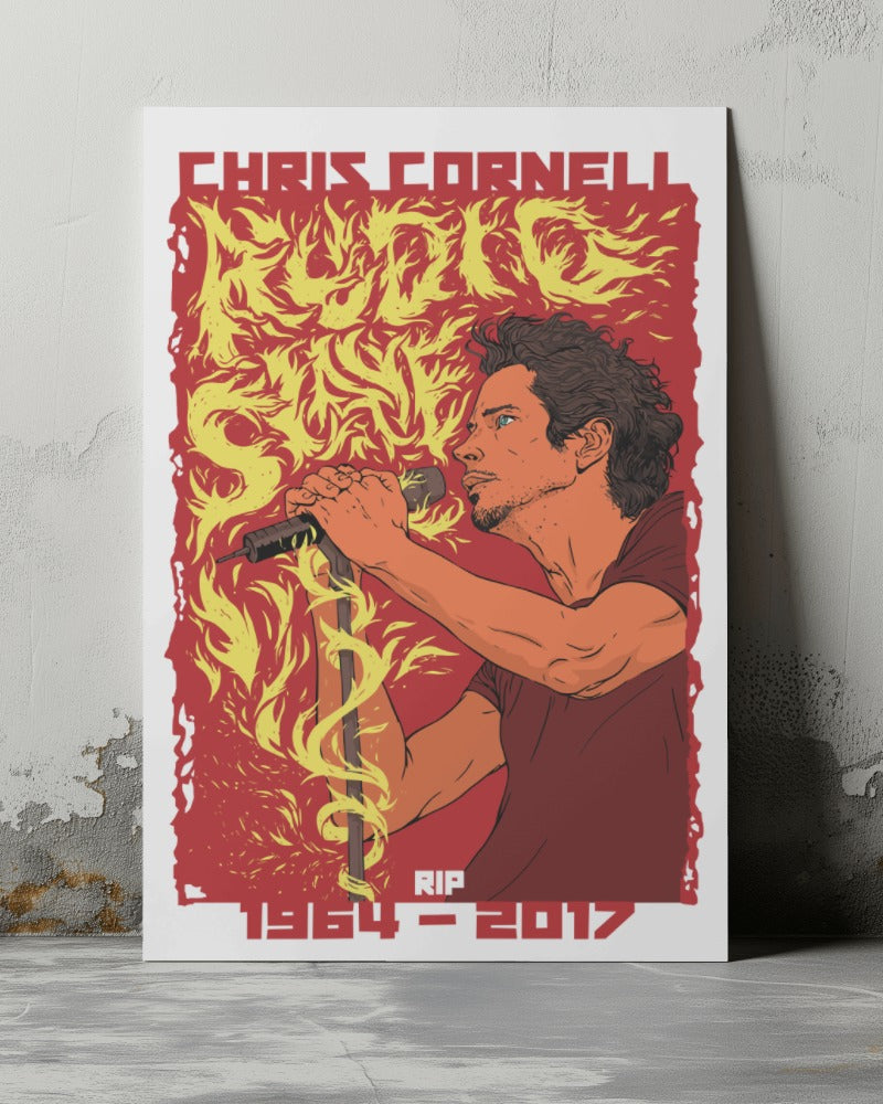 Chris Cornell Poster - Framed/ Unframed