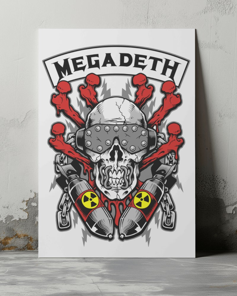 Megadeth Poster - Framed/ Unframed