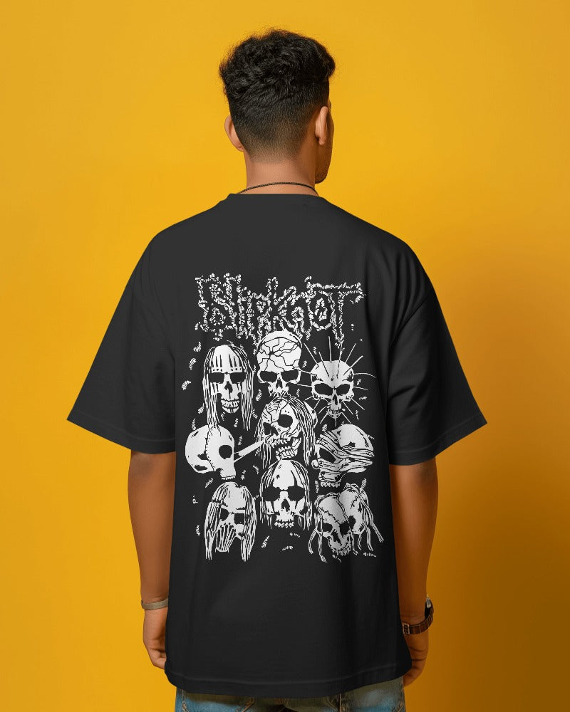 Slipknot Oversized T Shirt - Front & Back Print