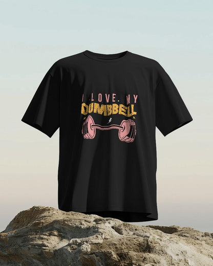 Dumbbell - Unisex Oversized T Shirt - Bindaas Store